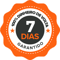 Selo de garantia de 7 dias — 100% dinheiro de volta